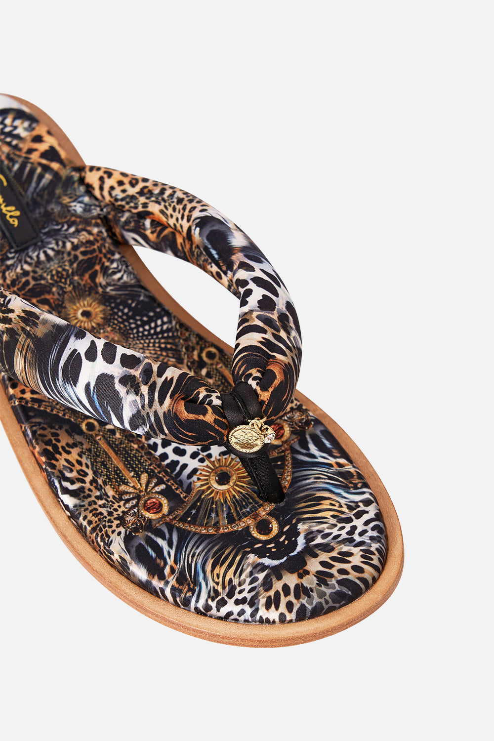 LINA PADDED THONGS FELINE FOLKLORE