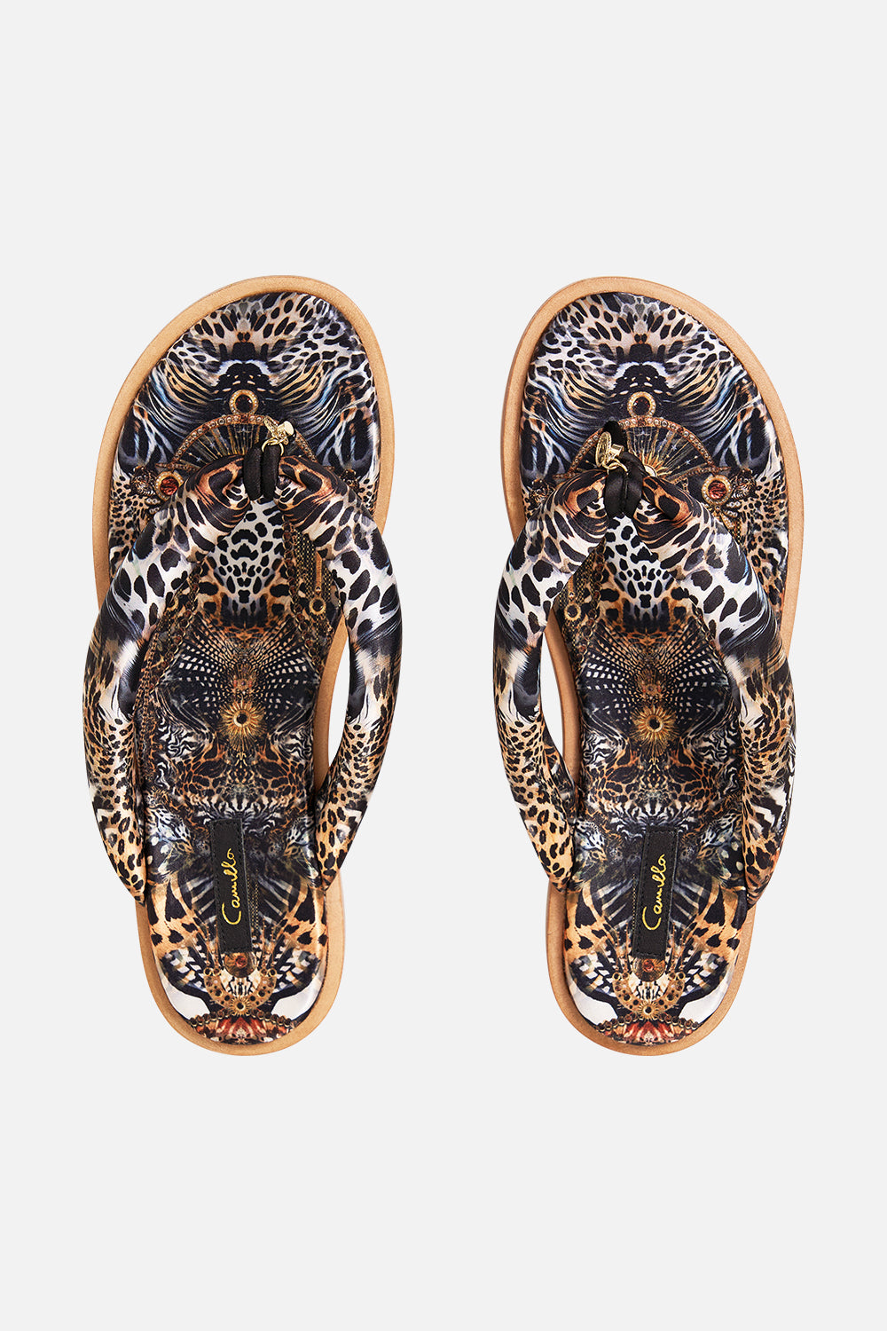 LINA PADDED THONGS FELINE FOLKLORE