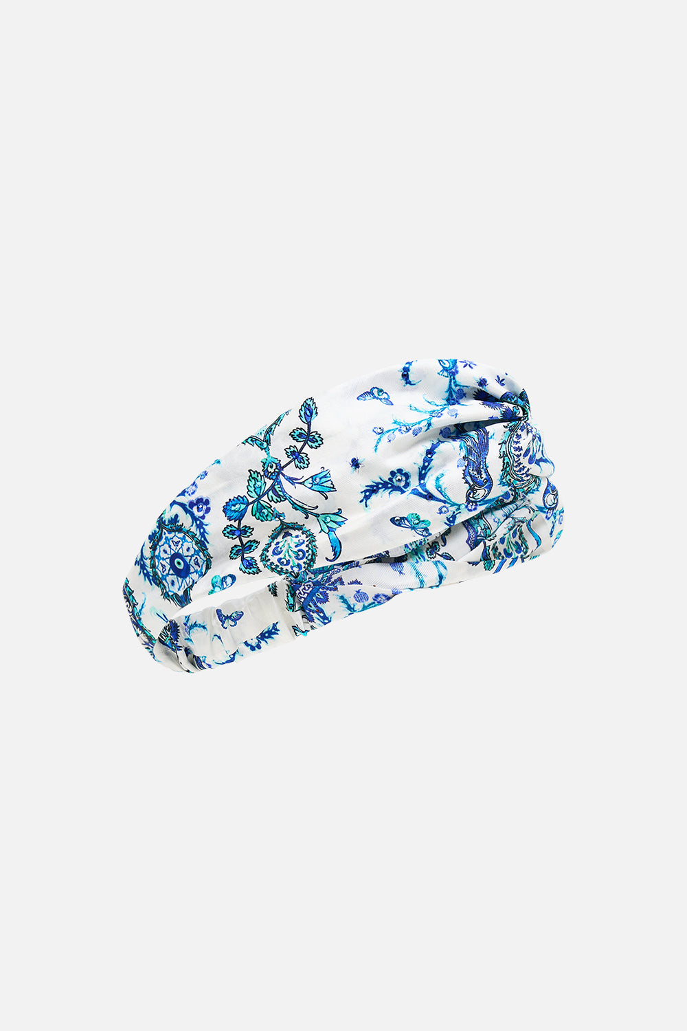The CAMILLA WOVEN TWIST HEADBAND ISNIK LULLABY