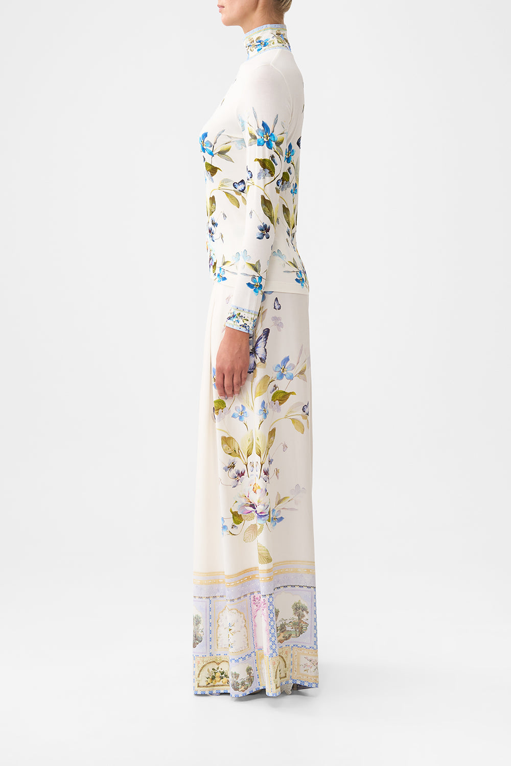 The CAMILLA JERSEY TURTLENECK BOTANICAL BALLADS