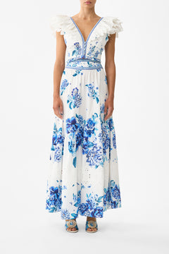 SKIRT WITH SHAPED SEAM A CERAMIC GARDEN