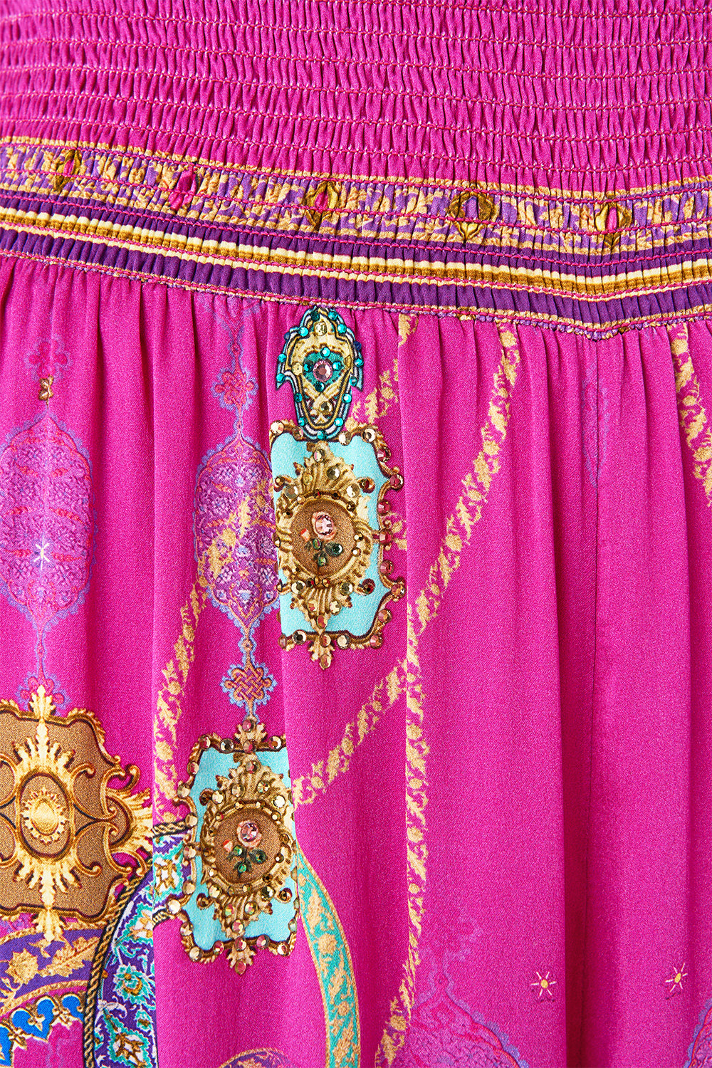 The CAMILLA SHIRRED WAIST PANT CONCUBINES, SULTANS & COURTIERS
