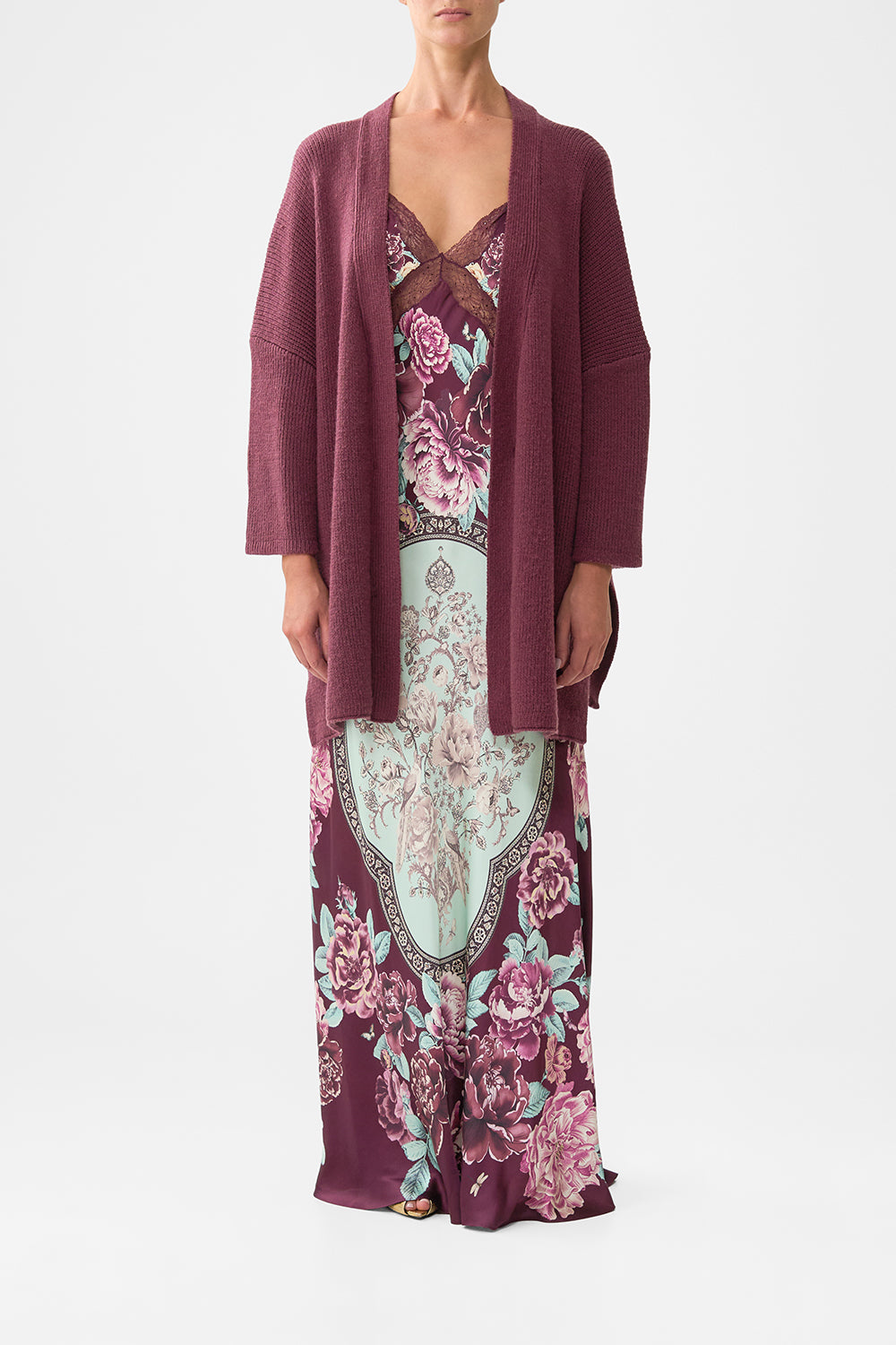 The CAMILLA KNIT RELAXED LAYER WITH FAUX FUR IF THESE TILES COULD TALK