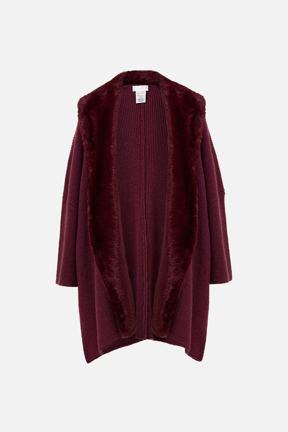 The CAMILLA KNIT RELAXED LAYER WITH FAUX FUR IF THESE TILES COULD TALK