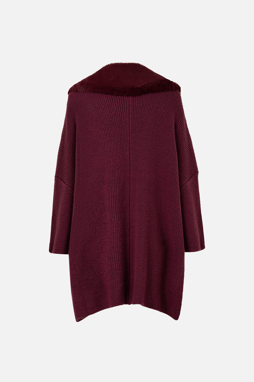 The CAMILLA KNIT RELAXED LAYER WITH FAUX FUR IF THESE TILES COULD TALK
