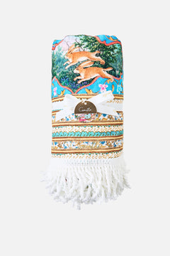 BEACH TOWEL WITH FRINGE MINIATURE MOMENTS