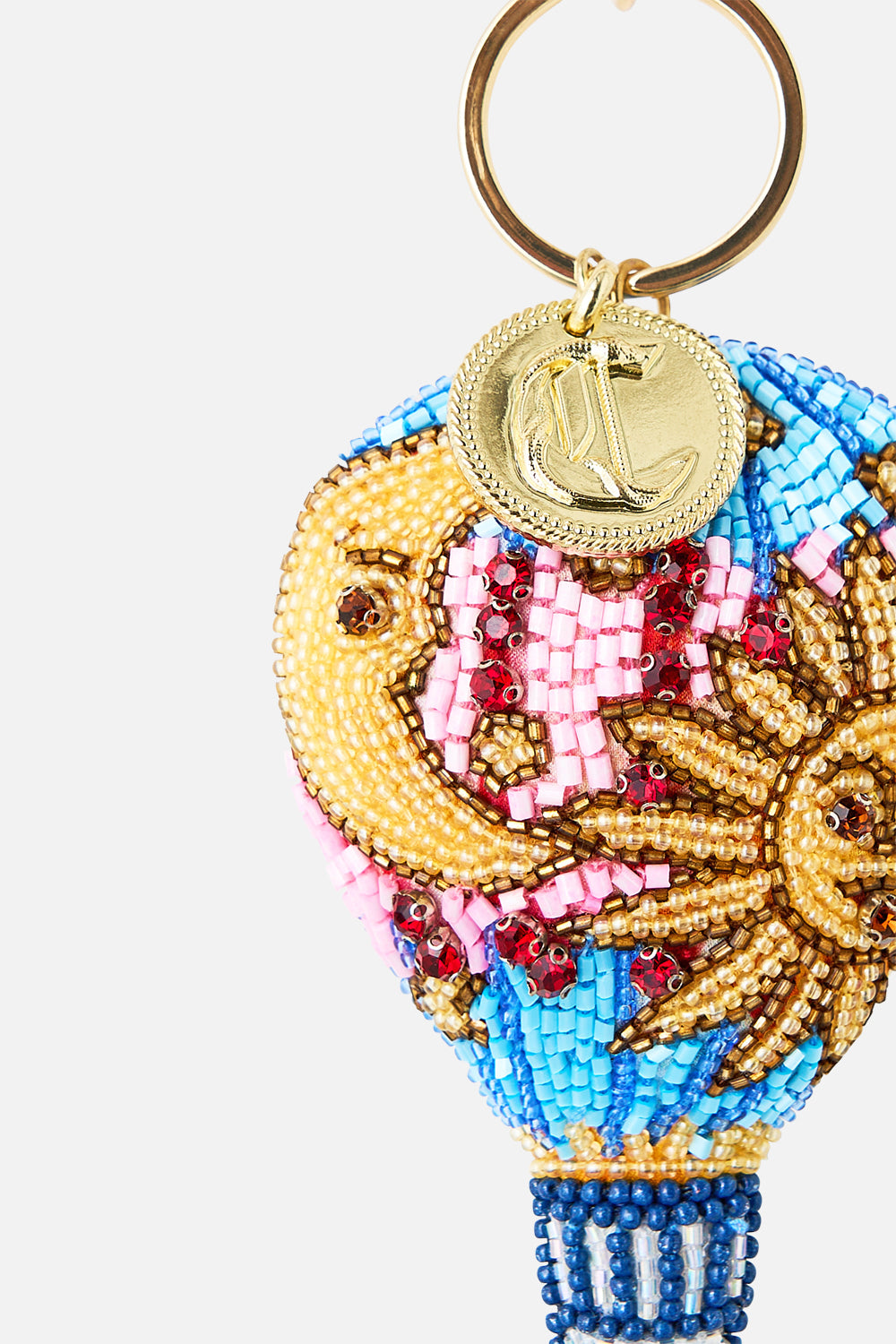 SUN HOT AIR BALLOON KEYRING MINIATURE MOMENTS