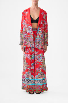 WIDE LEG WAISTED PANT ARTISANS OF ANATOLIA