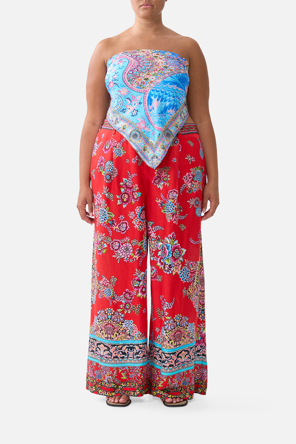 WIDE LEG WAISTED PANT ARTISANS OF ANATOLIA