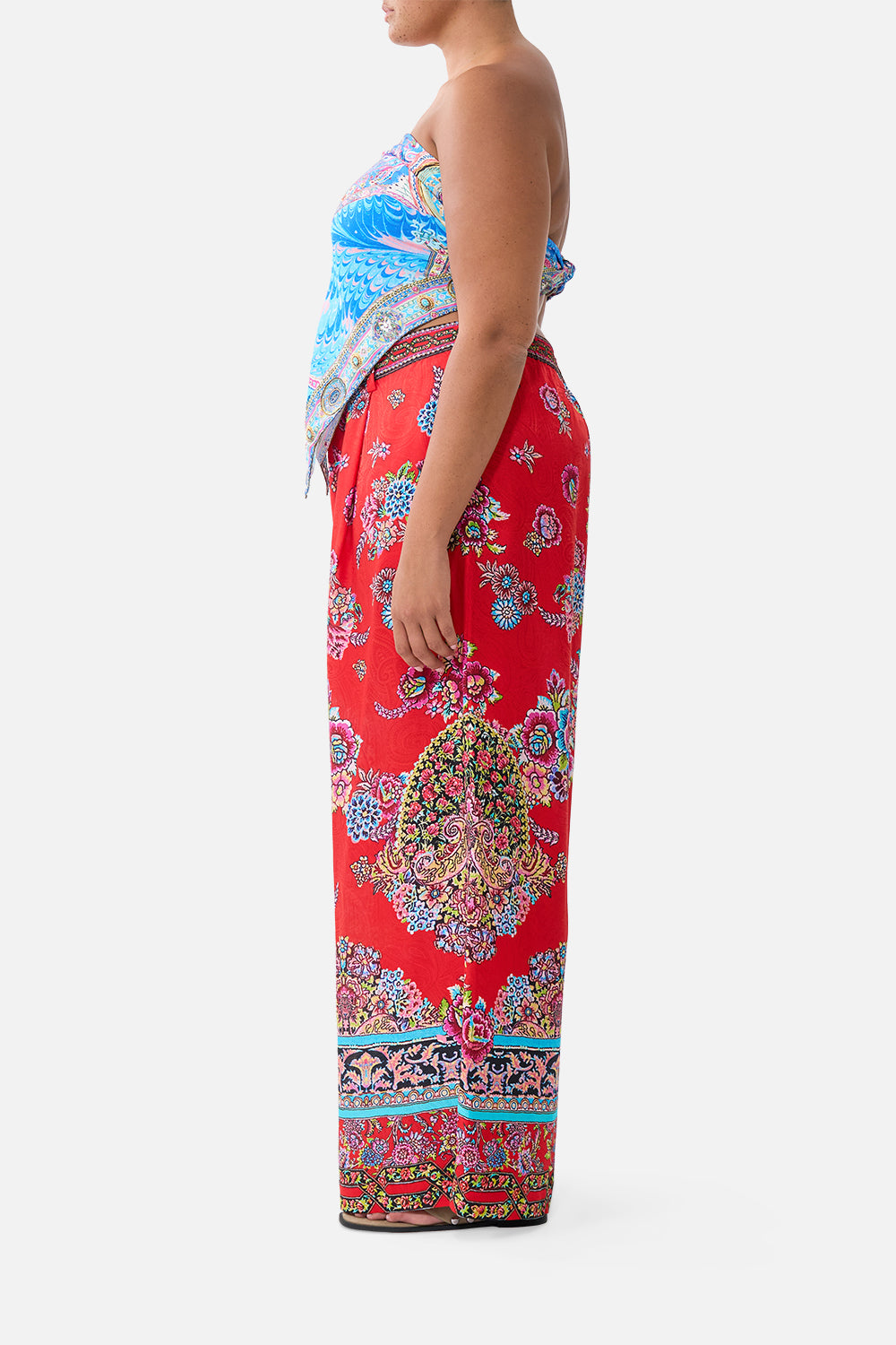 WIDE LEG WAISTED PANT ARTISANS OF ANATOLIA