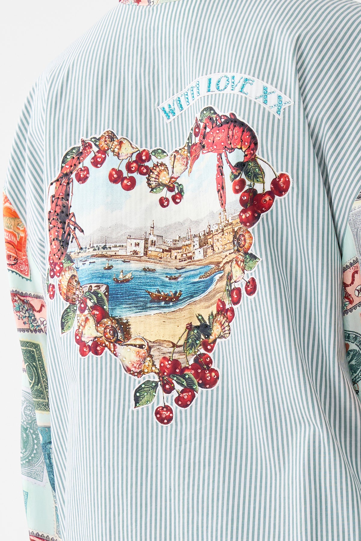 The CAMILLA LONG SLEEVE OVERSIZED SHIRT WITH POCKET WITH LOVE FROM TÜRKIYE