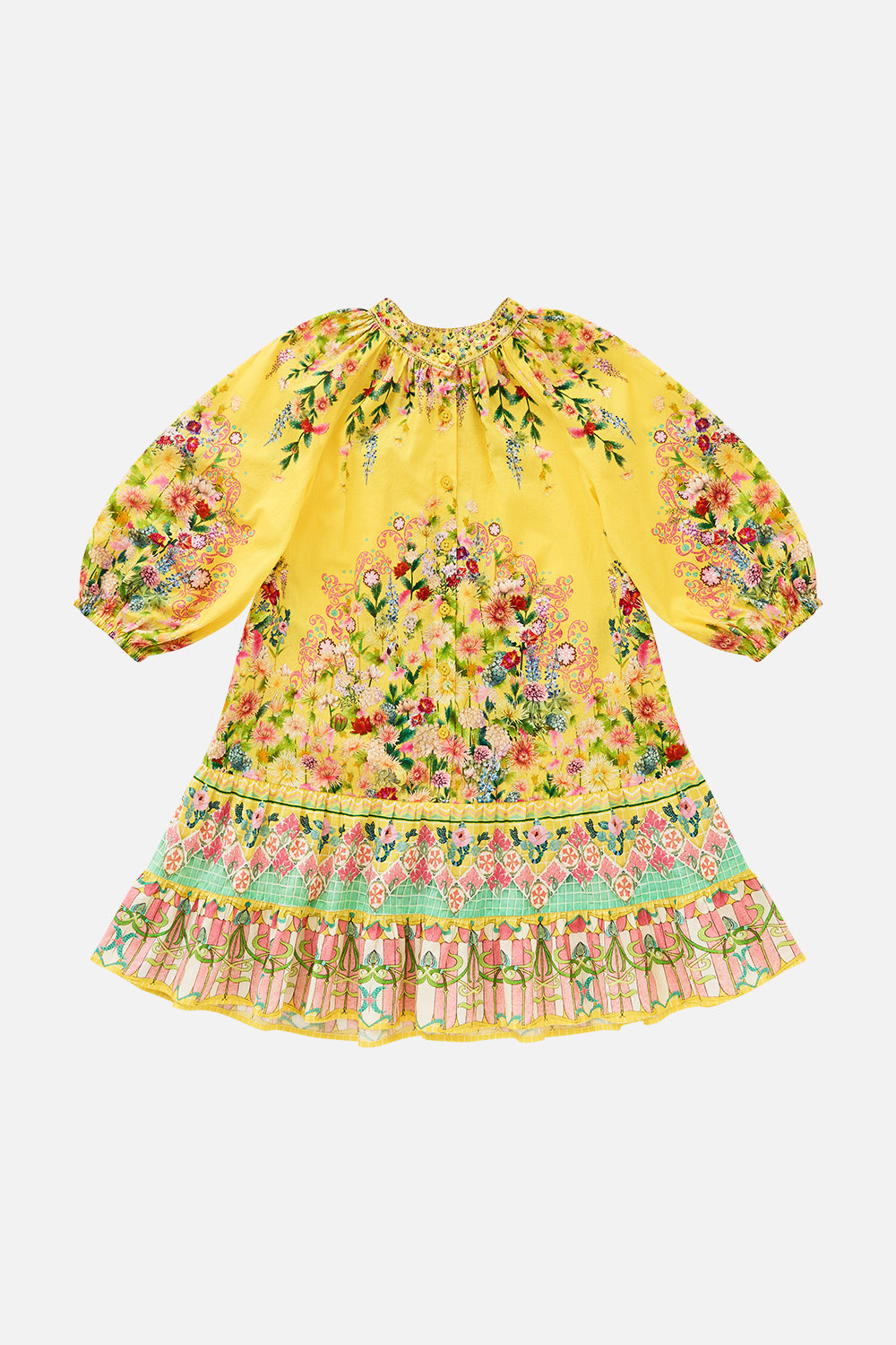 The CAMILLA KIDS SHIRT MINI DRESS WITH PUFF SLEEVE LADY LIMONADALADY LIMONADA