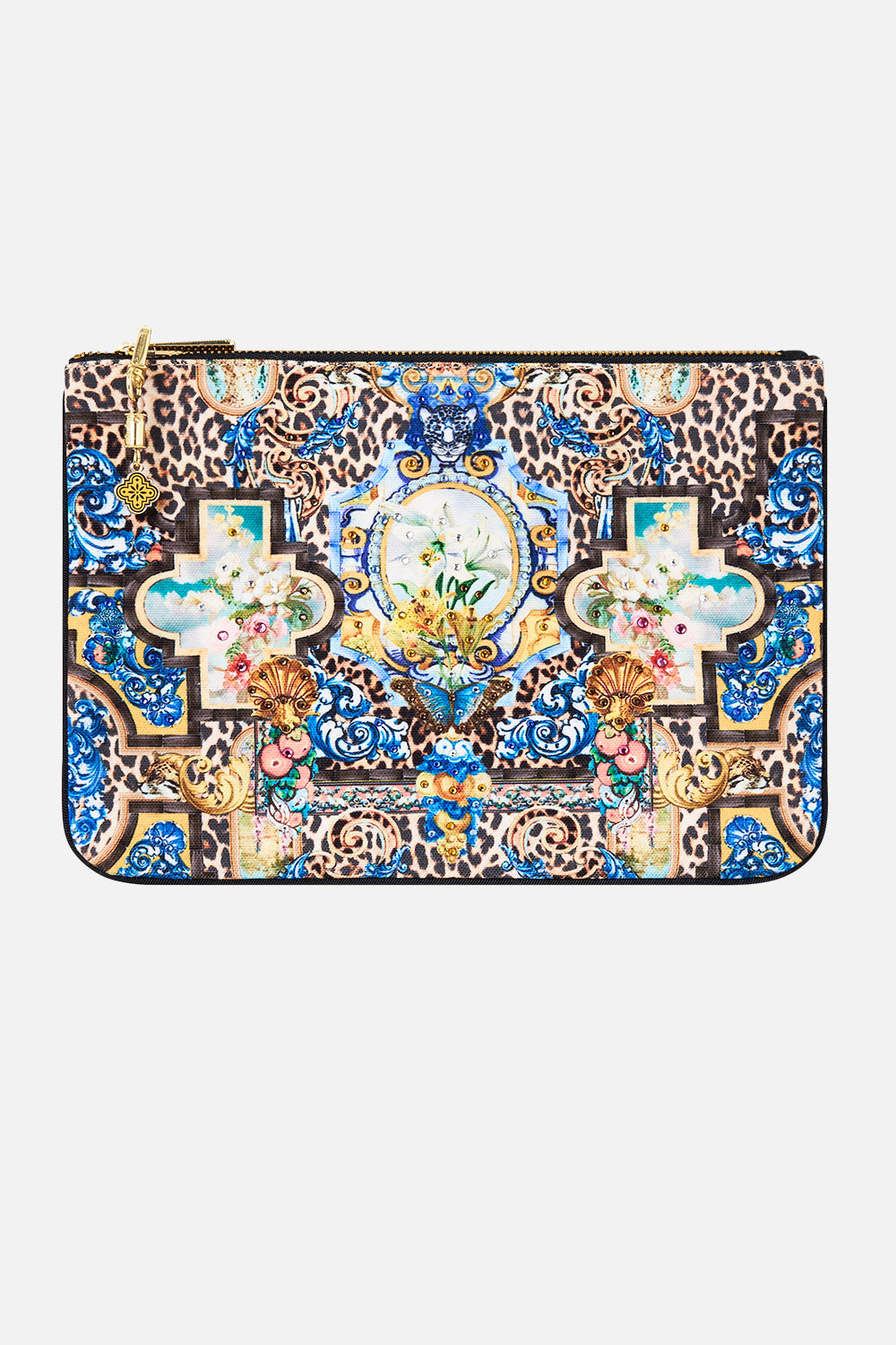 SMALL CANVAS CLUTCH SEVILLIAN STYLE