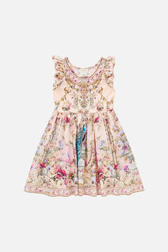 KIDS JERSEY AND WOVEN MINI DRESS WITH FRILL CASA DE FIERAS