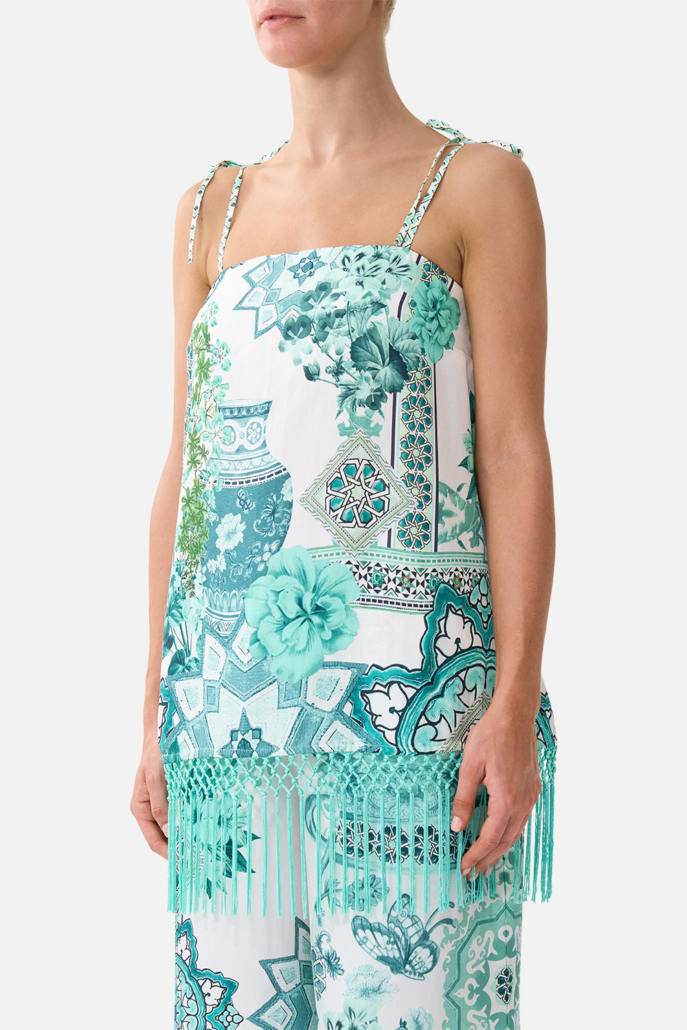 STRAIGHT SCARF TOP BALEARIC BEBÉ