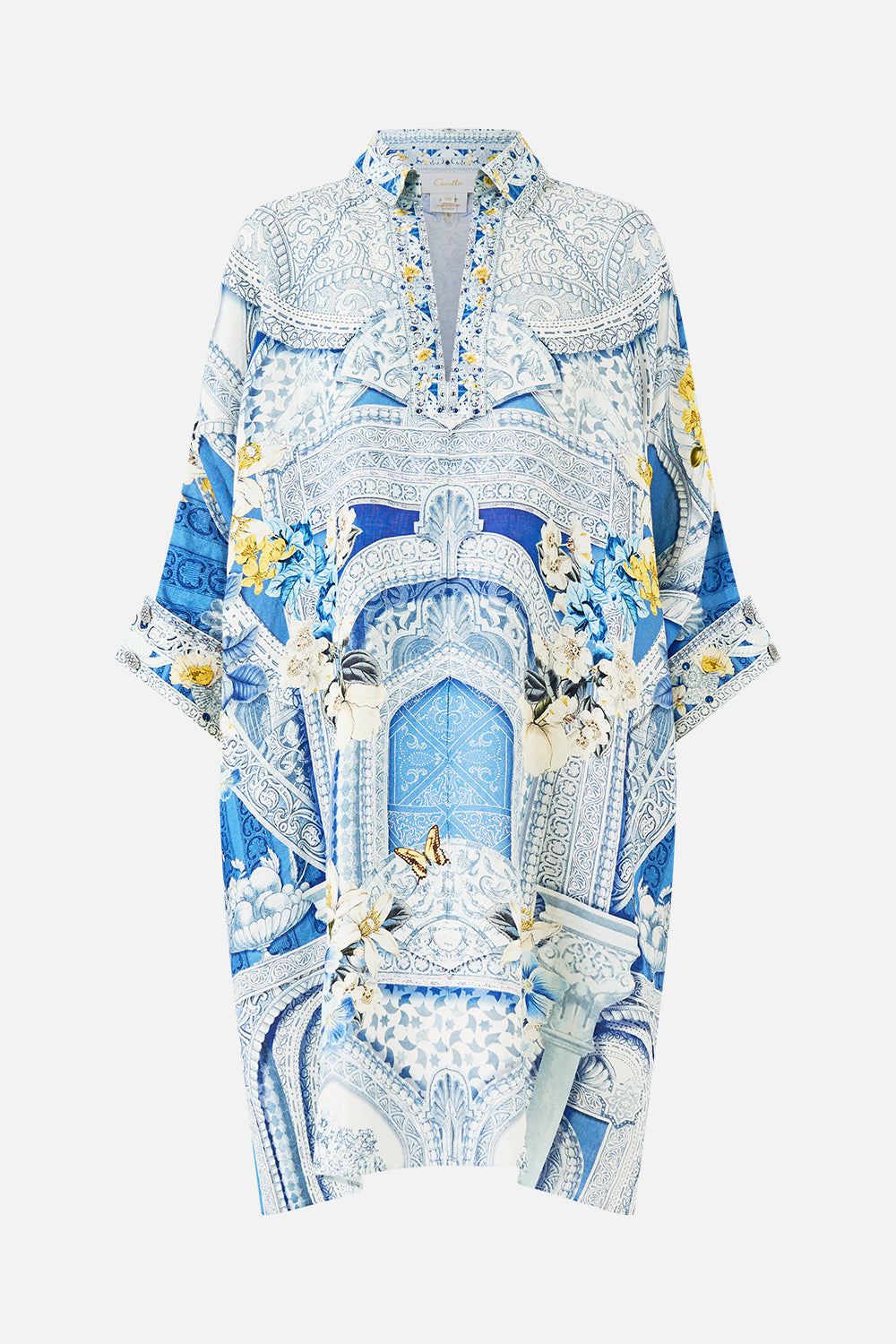 The CAMILLA WIDE BODY COLLARED KAFTAN DE NADA GRANADA