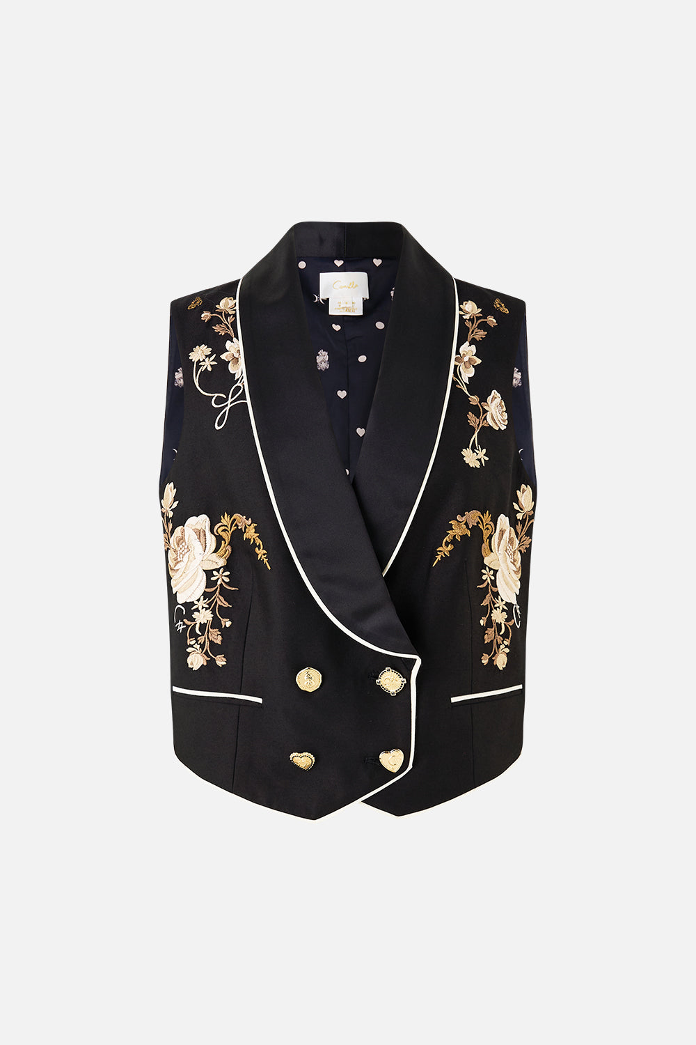 WAISTCOAT WITH BUTTON FRONT FLAMENCO FOLKLORE