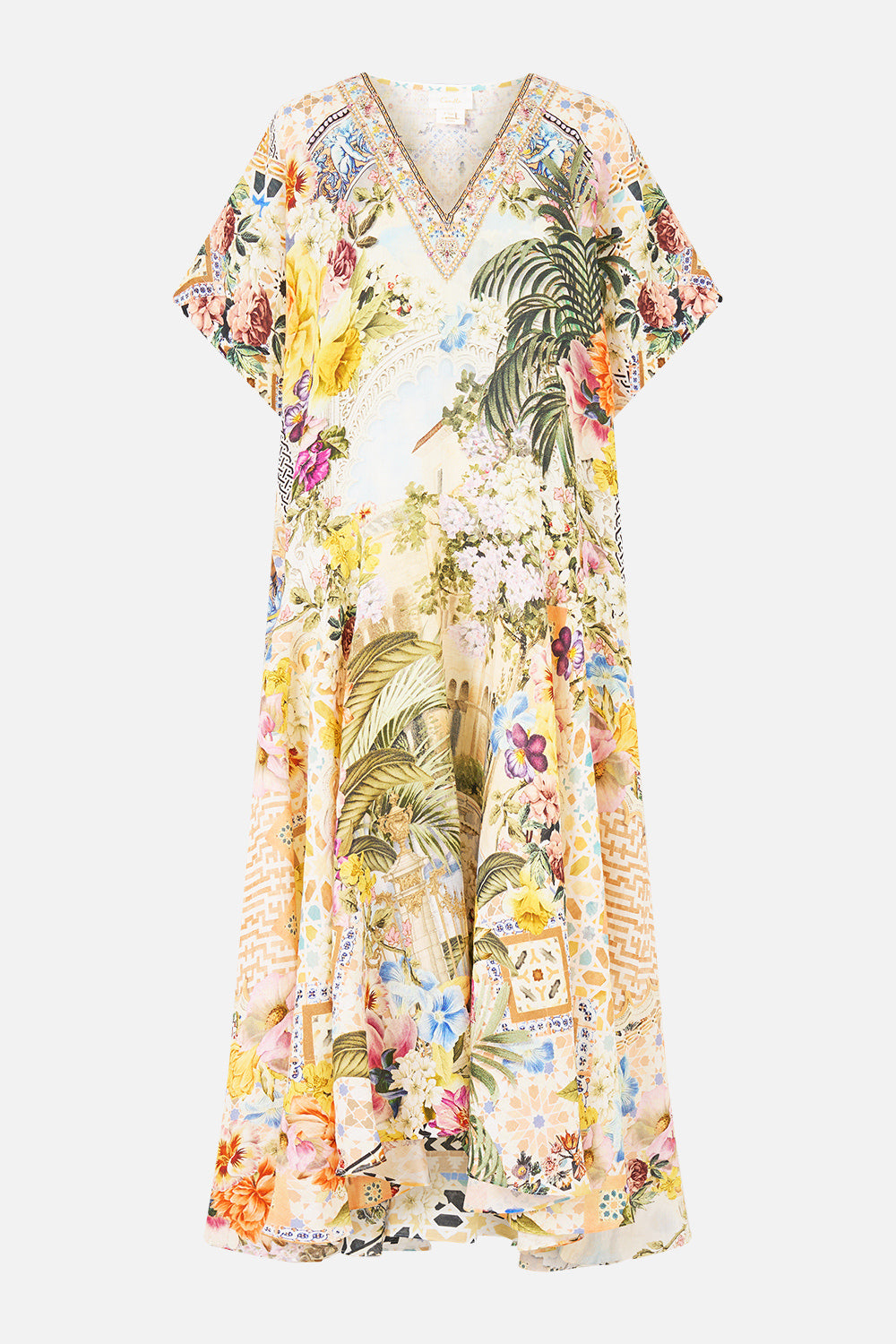 V NECK KAFTAN WITH DROP WAIST THE ARCHITECTS OF ALCÁZAR