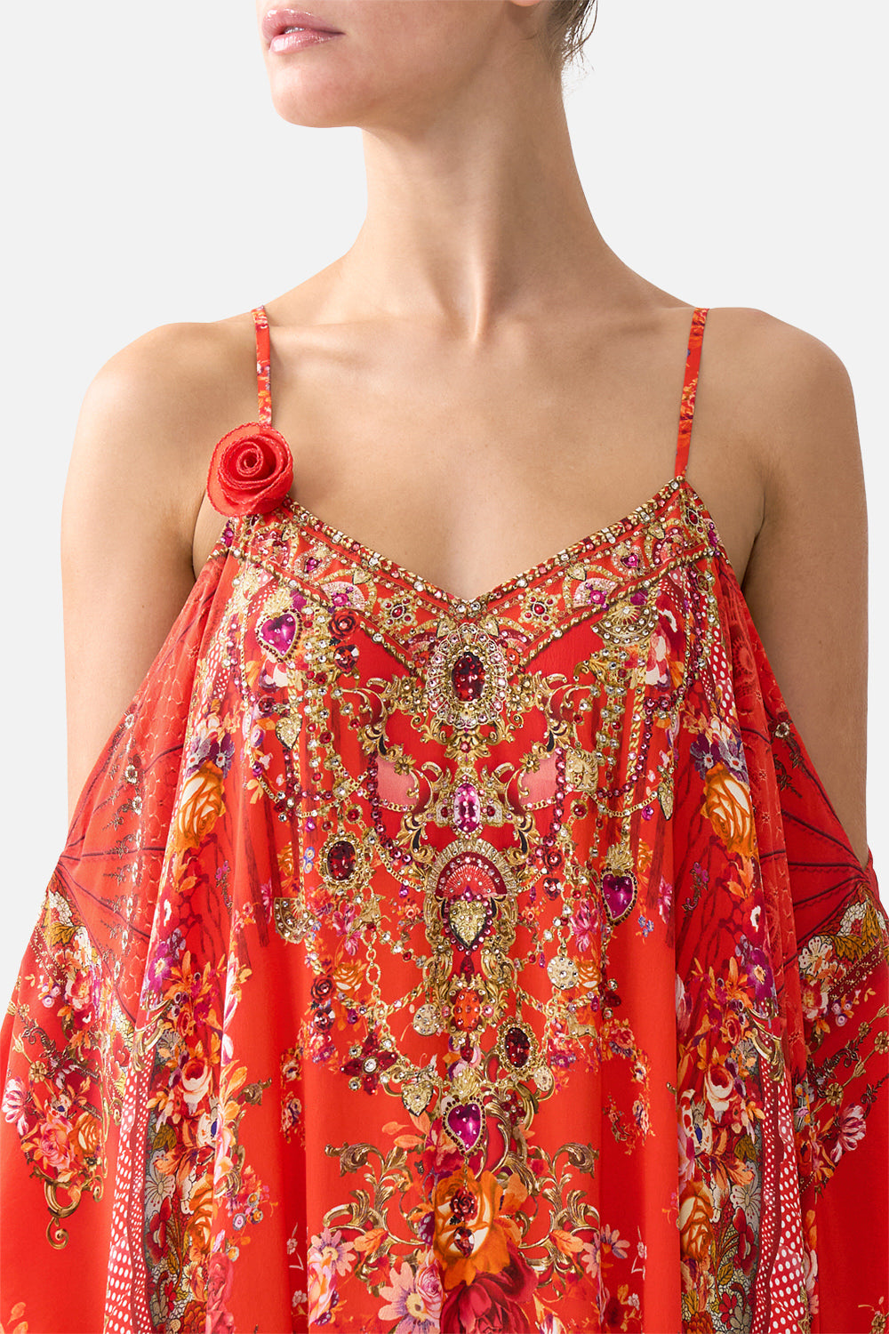 DROP SHOULDER STRAP KAFTAN OLÉ OLÉ