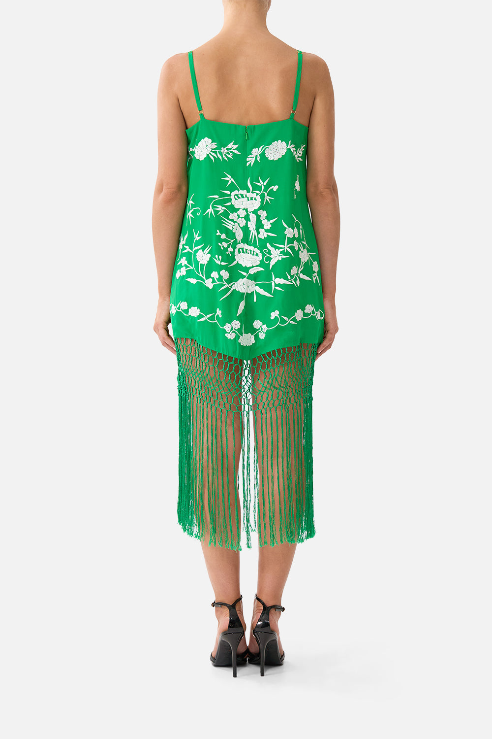 RELAXED MINI DRESS WITH FRINGING SACROMONTE SEÑORITA