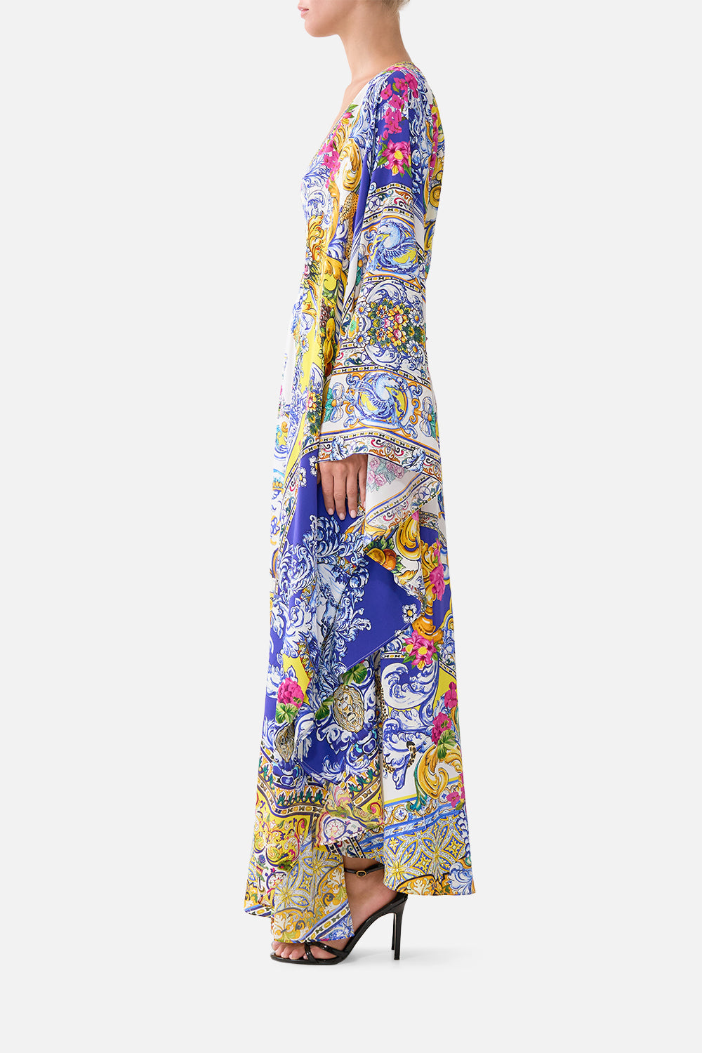LONG KAFTAN WITH WAIST DETAIL ESPAÑA NIRVANA