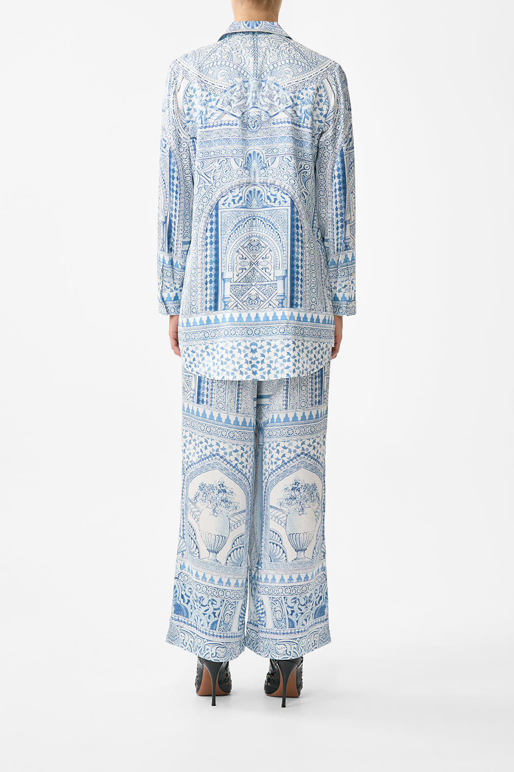 DOUBLE BREASTED SOFT JACKET THE HUM OF THE ALHAMBRA