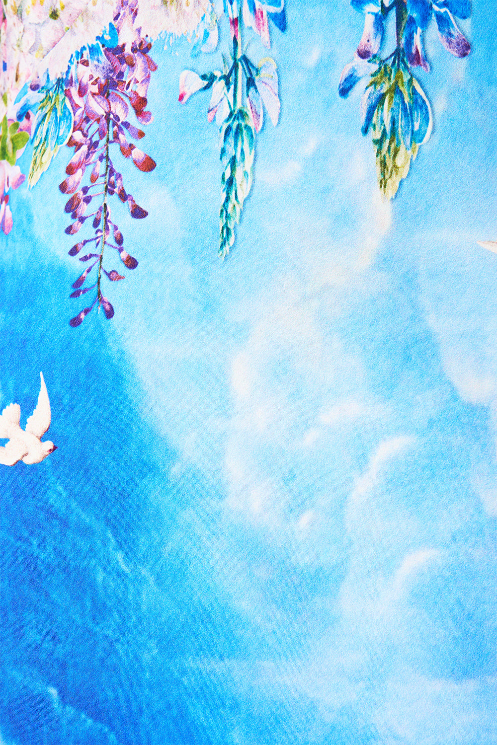 V NECK BIAS SLIP DRESS WITH BACK FRILL NAVÀS NOUVEAU