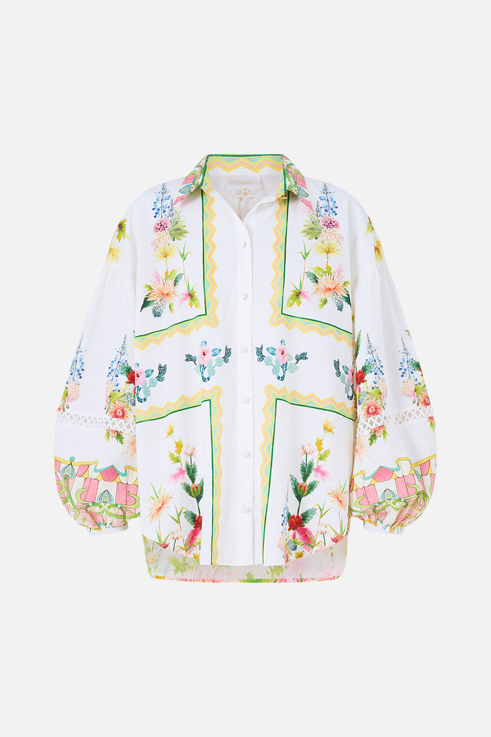 The CAMILLA BALLOON SLEEVE BLOUSE THE CALL OF CATALONIA