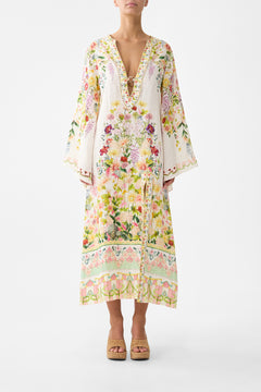 DEEP V NECK HARDWARE KAFTAN THE CALL OF CATALONIA