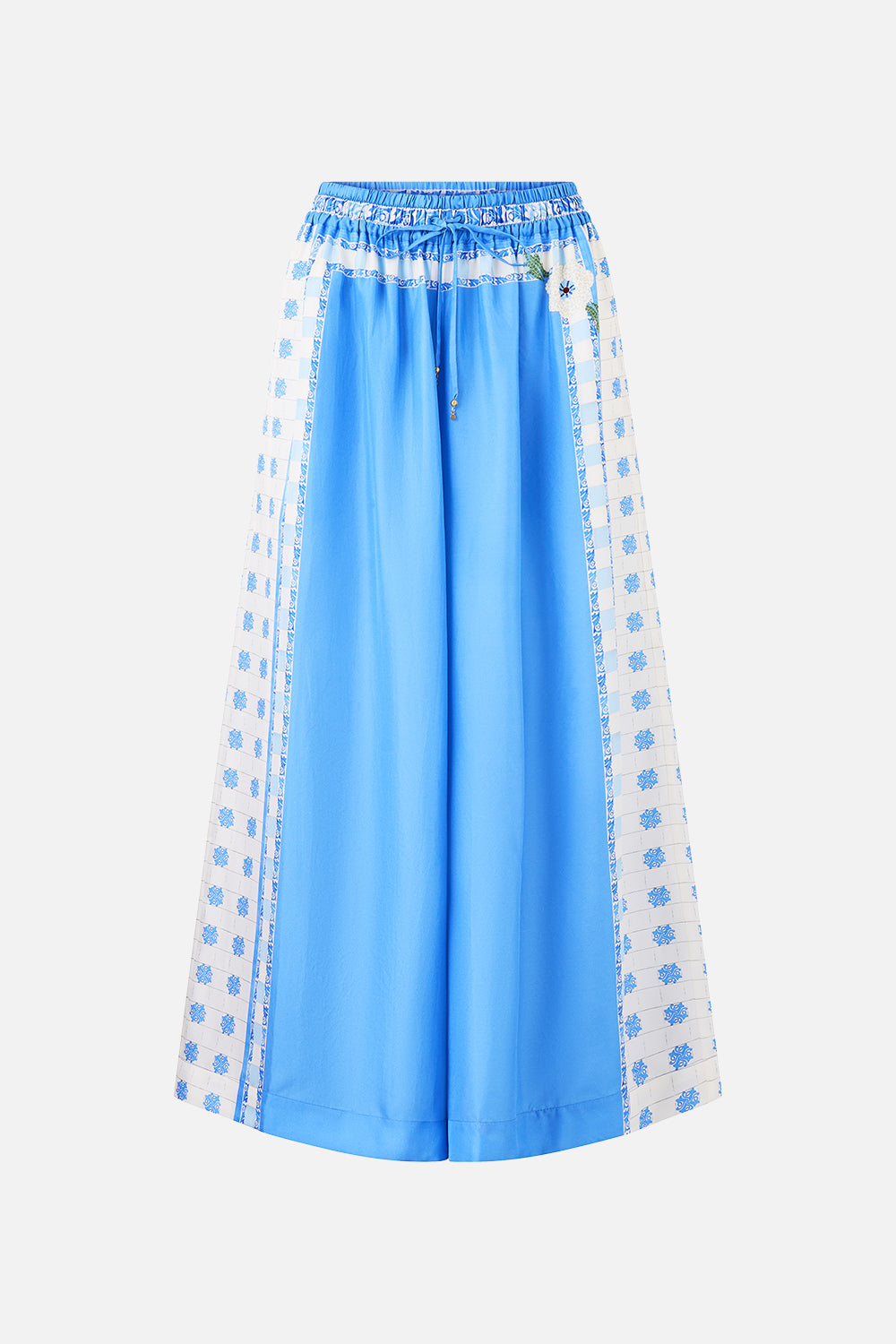 WIDE LEG ELASTIC WAIST PANT MIDSUMMER MOSAICS