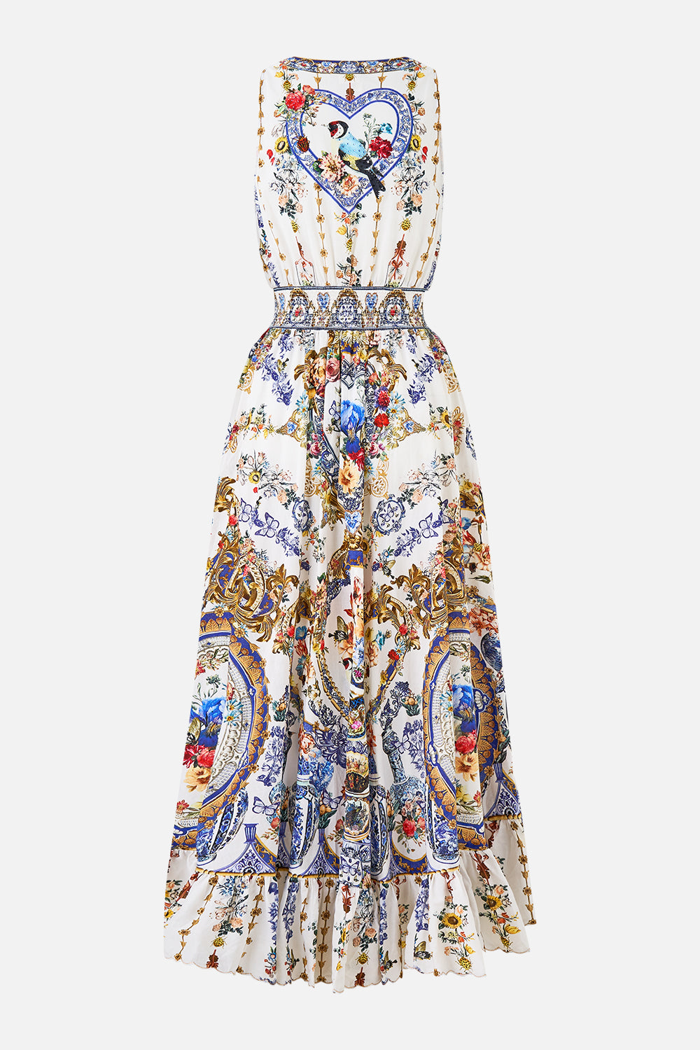 V NECKLINE HIGH LOW DRESS THE POTTERY PARLOUR
