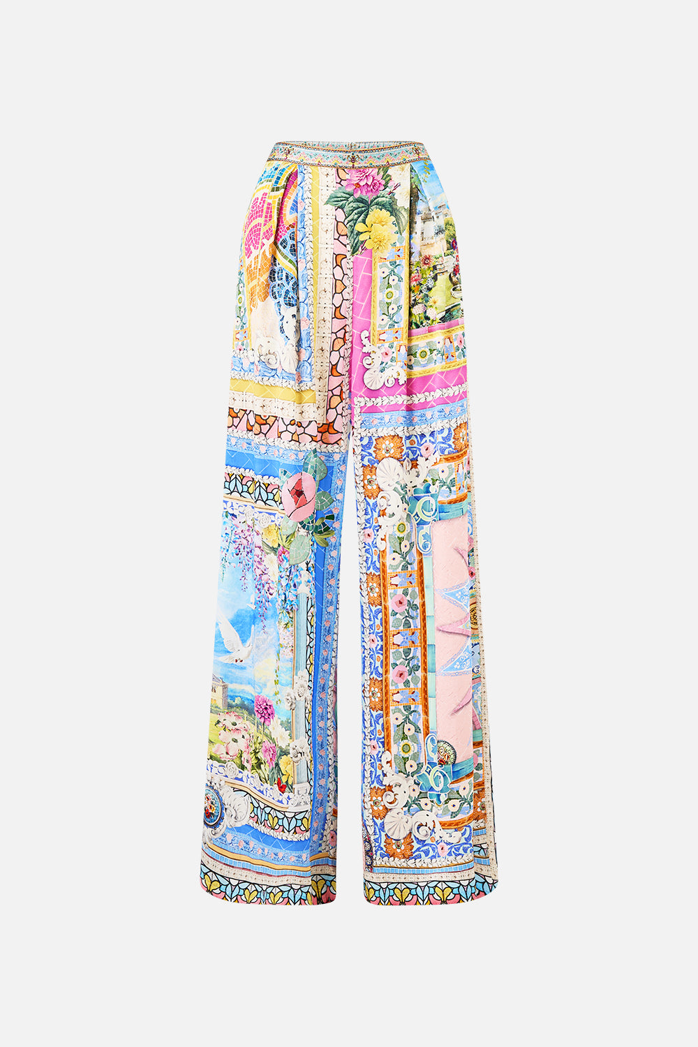 The CAMILLA TUCK FRONT PANT NAVÀS NOUVEAU