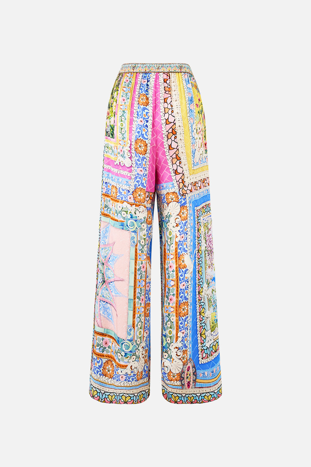 The CAMILLA TUCK FRONT PANT NAVÀS NOUVEAU