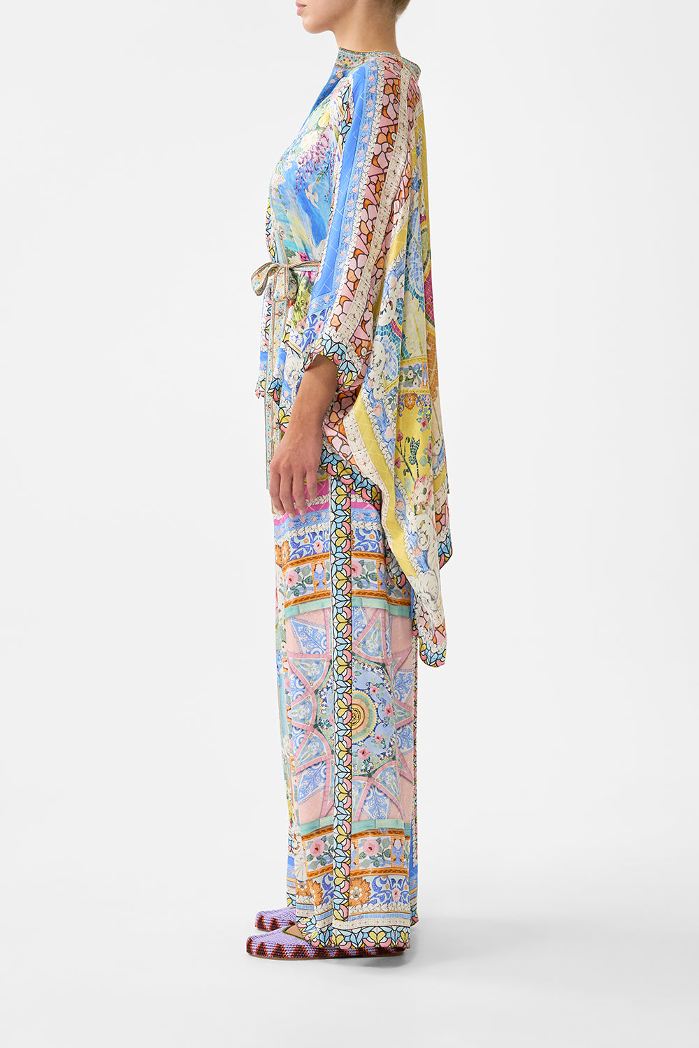 The CAMILLA TUCK FRONT PANT NAVÀS NOUVEAU