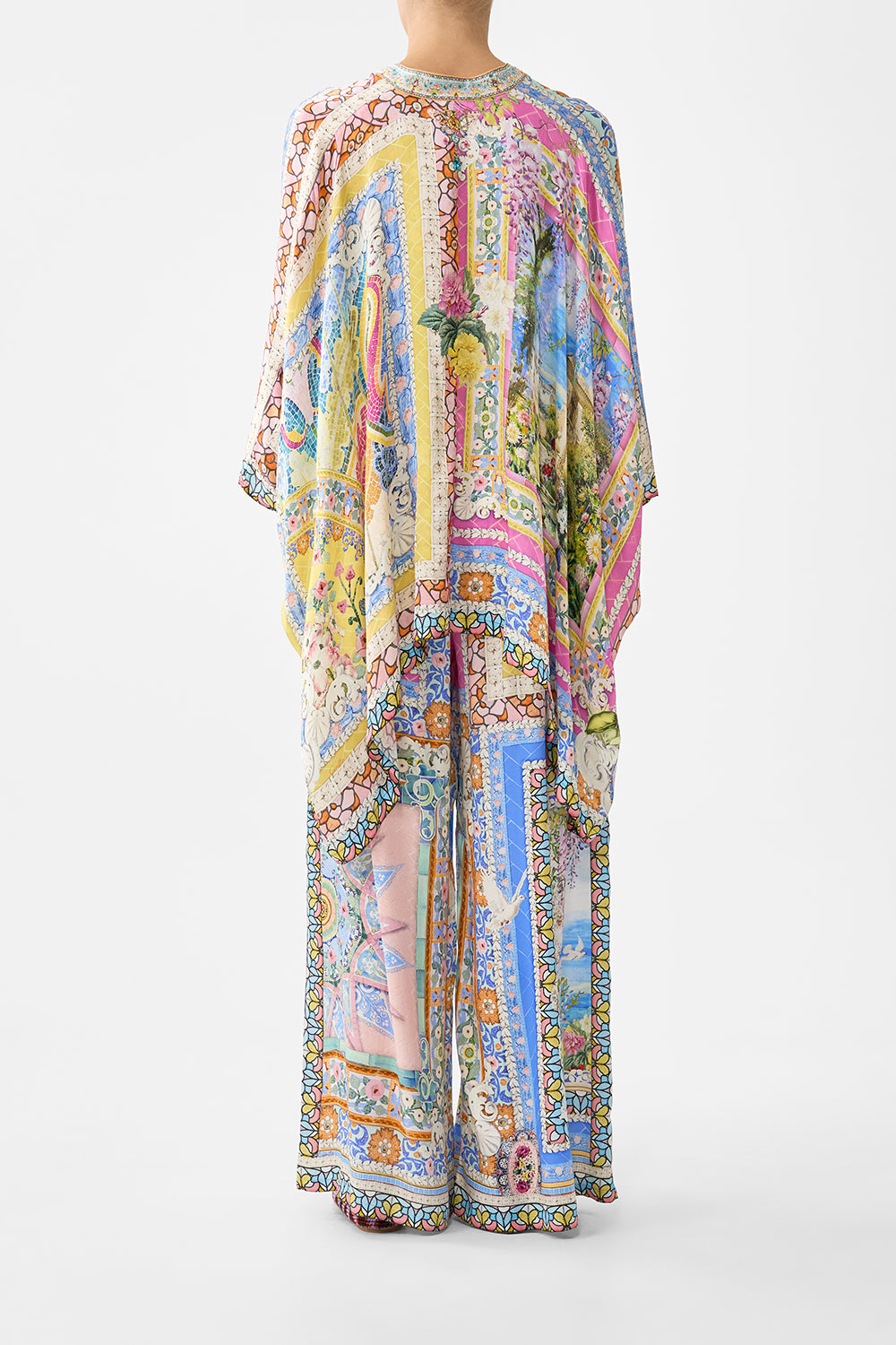 The CAMILLA TUCK FRONT PANT NAVÀS NOUVEAU