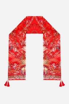 LONG SILK CRINKLE CHIFFON SCARF OLÉ OLÉ