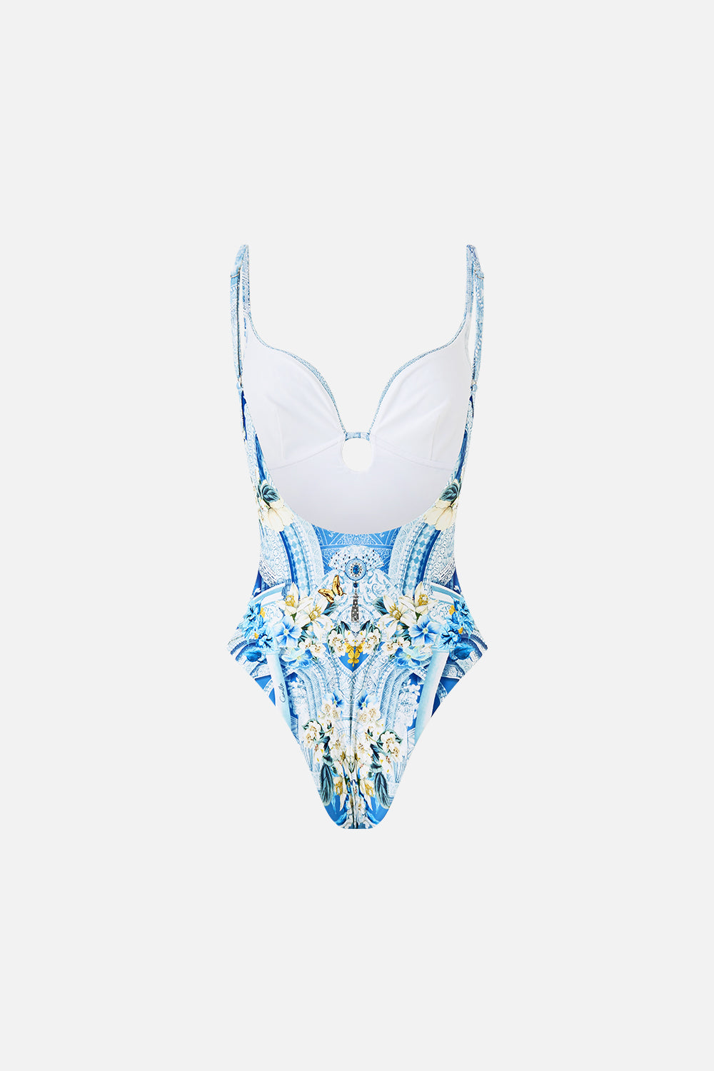 The CAMILLA CONTINUOUS UNDERWIRE ONE PIECE WITH KEYHOLE DE NADA GRANADA