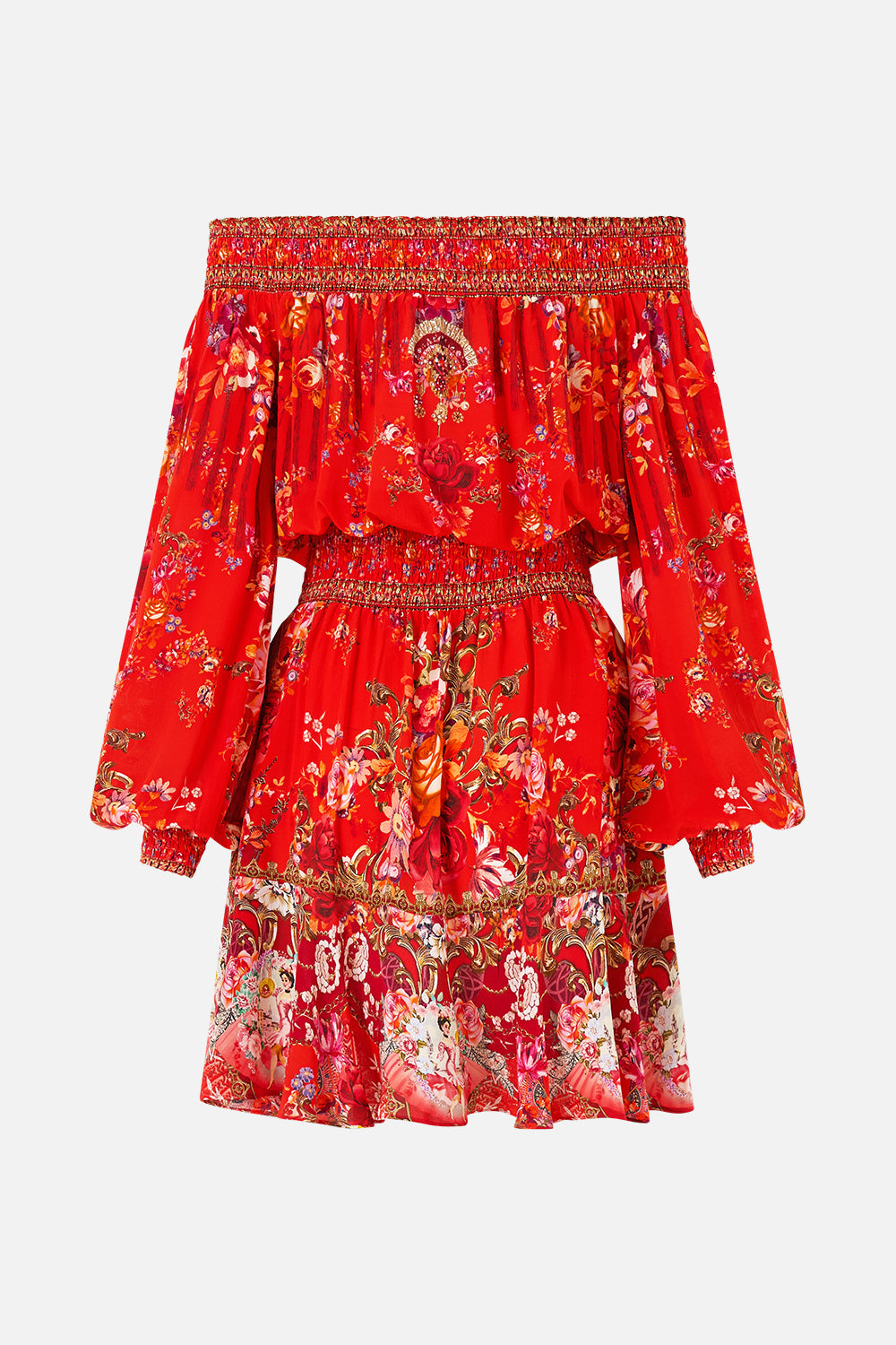 OFF SHOULDER SHORT DRESS OLÉ OLÉ