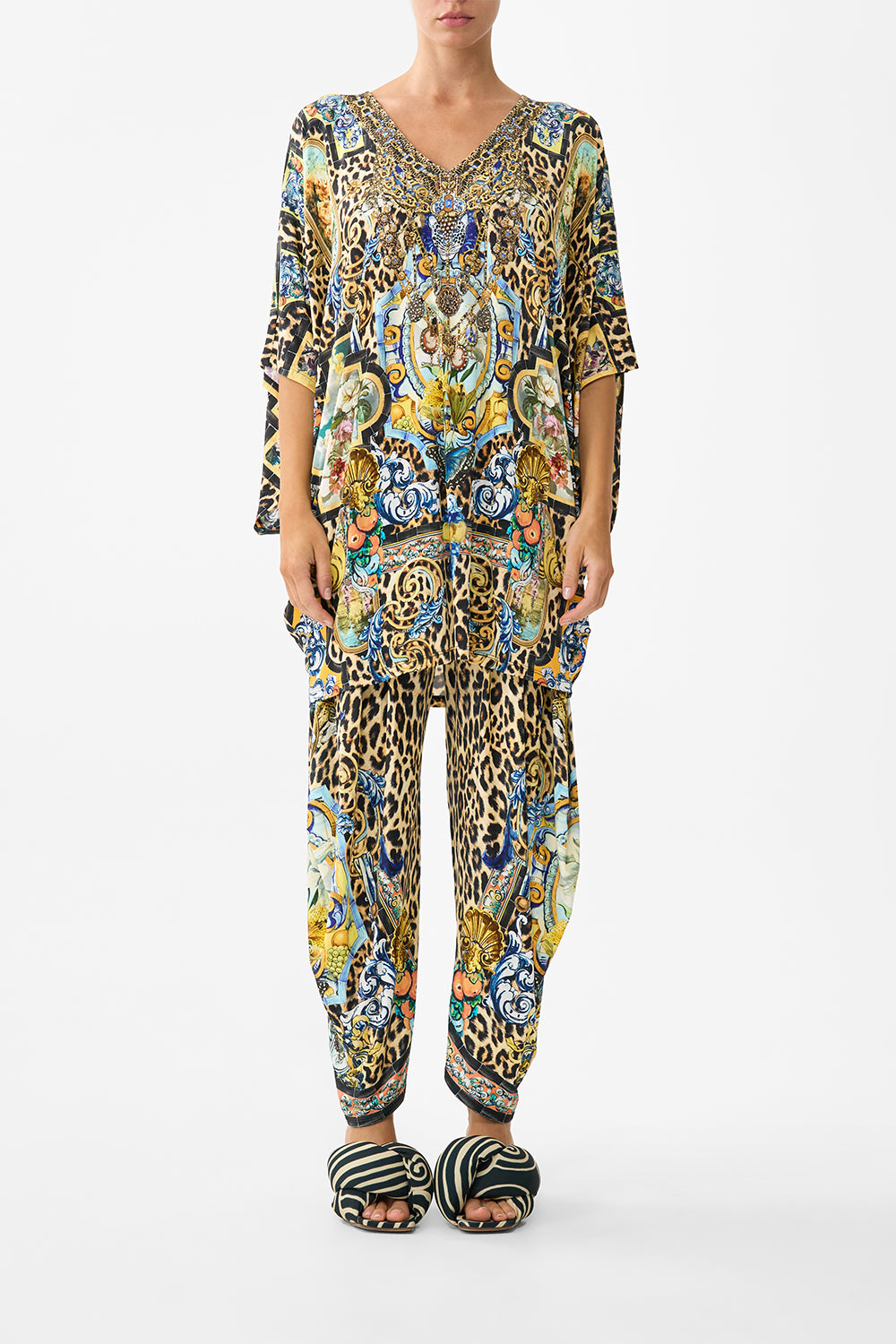 SPLIT HEM JERSEY PANT SEVILLIAN STYLE