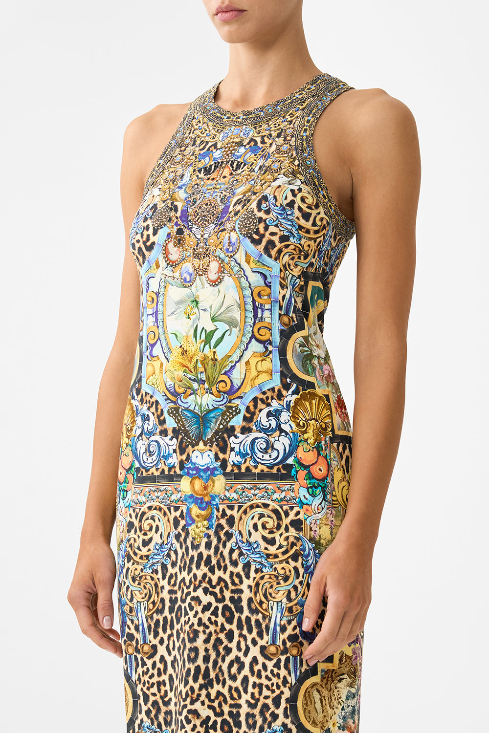 The Sevillian Style Jersey Tank Dress