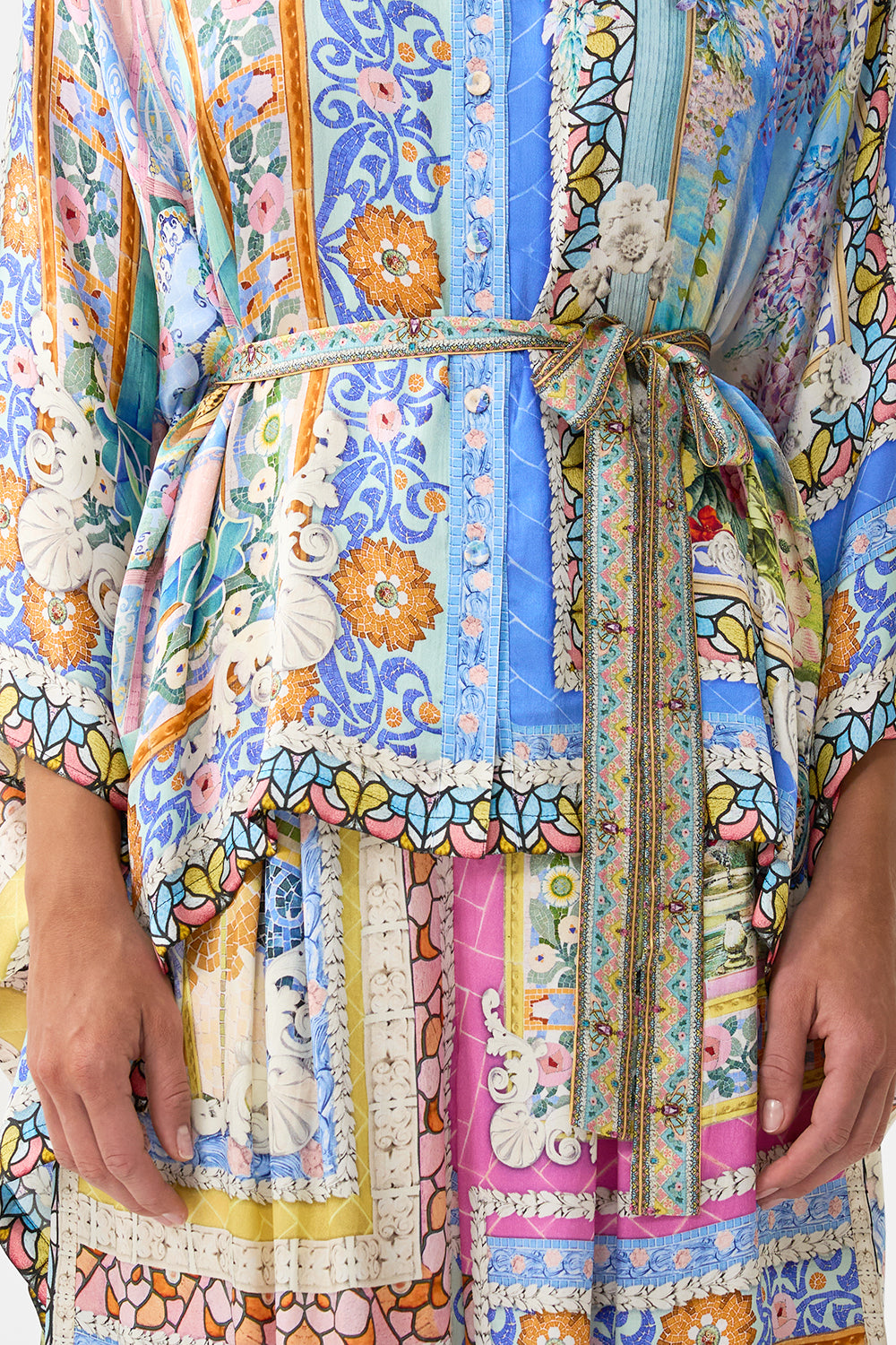 BUTTON THROUGH SCARF BLOUSE NAVÀS NOUVEAU