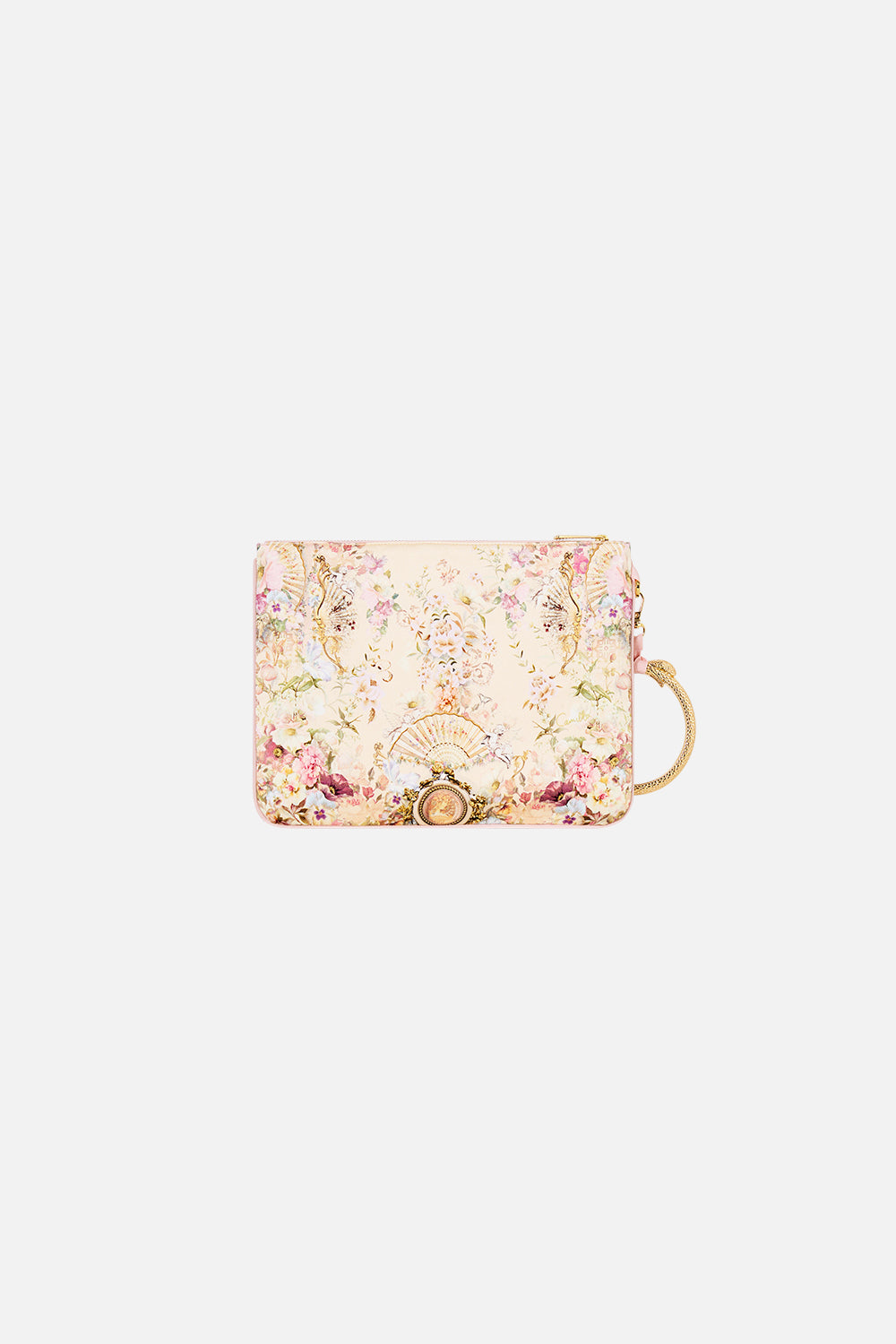 RING SCARF CLUTCH ADORNED IN ARANJUEZ