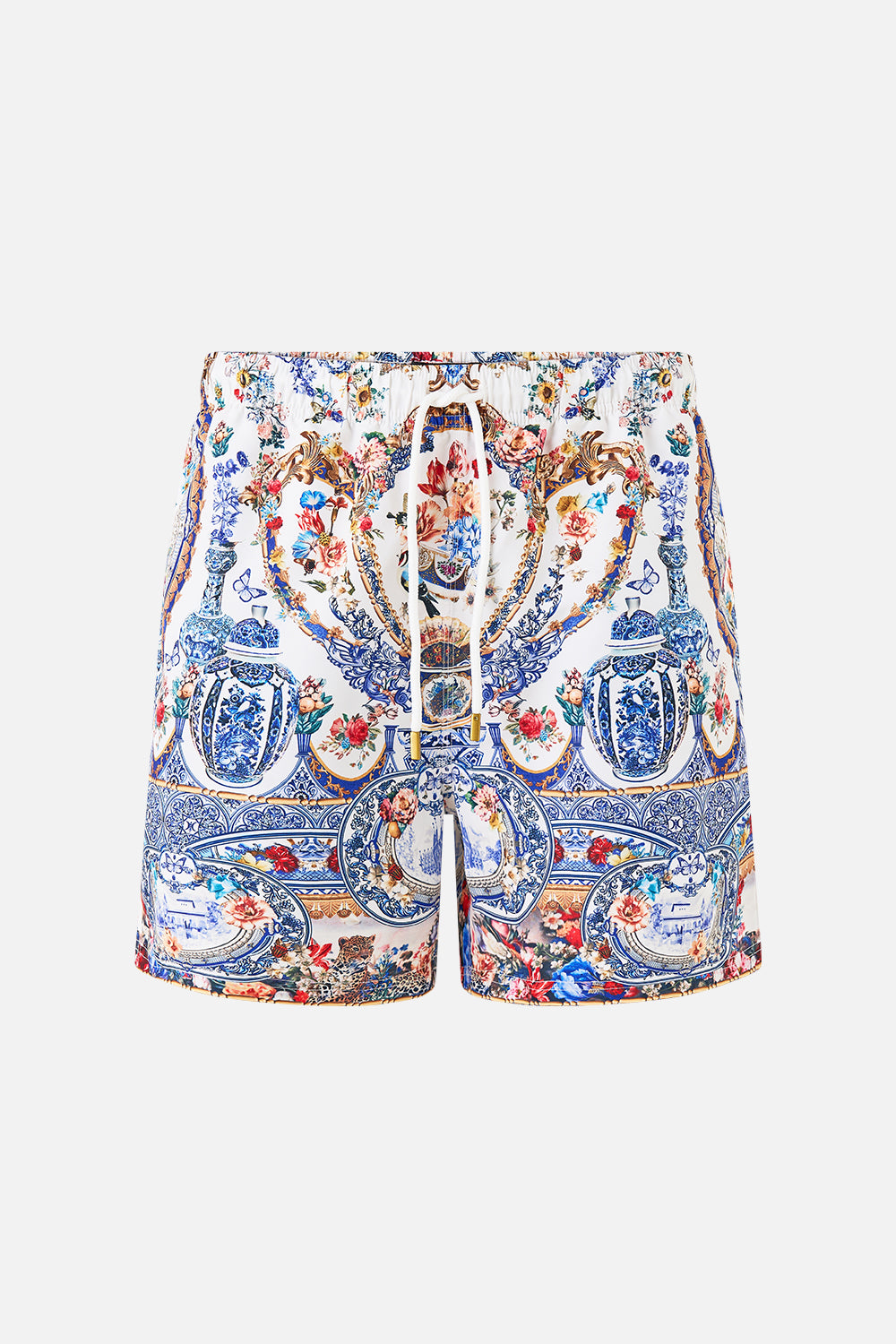 MID LENGTH BOARDSHORT WITH ELASTIC WAIST THE POTTERY PARLOUR