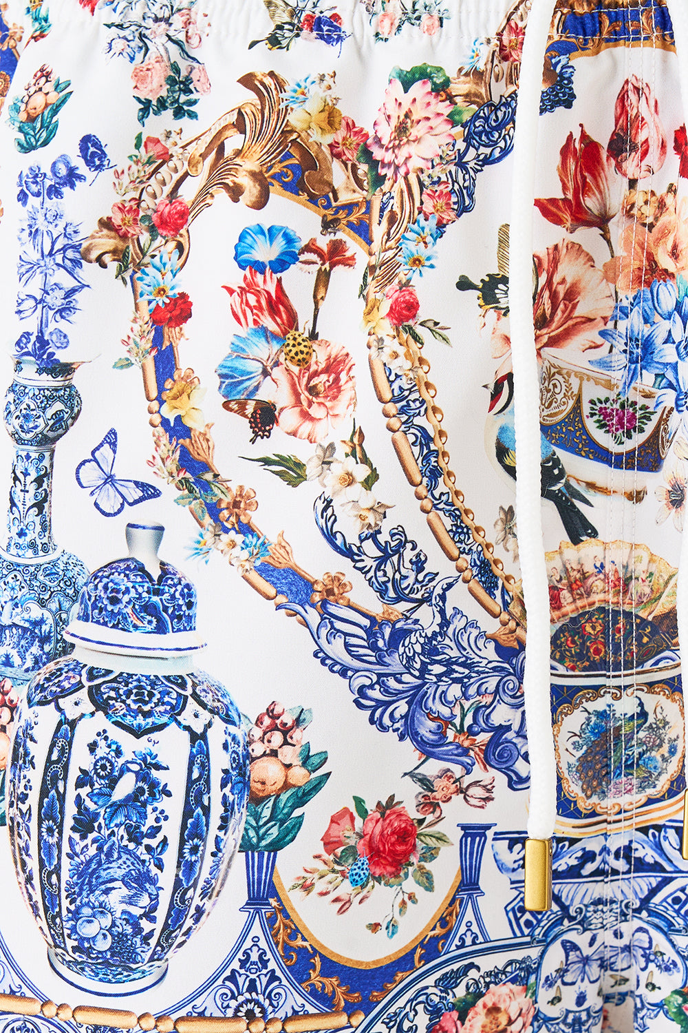 MID LENGTH BOARDSHORT WITH ELASTIC WAIST THE POTTERY PARLOUR