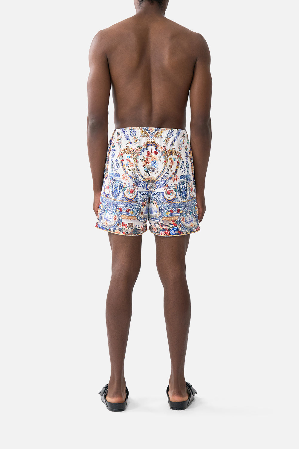 MID LENGTH BOARDSHORT WITH ELASTIC WAIST THE POTTERY PARLOUR