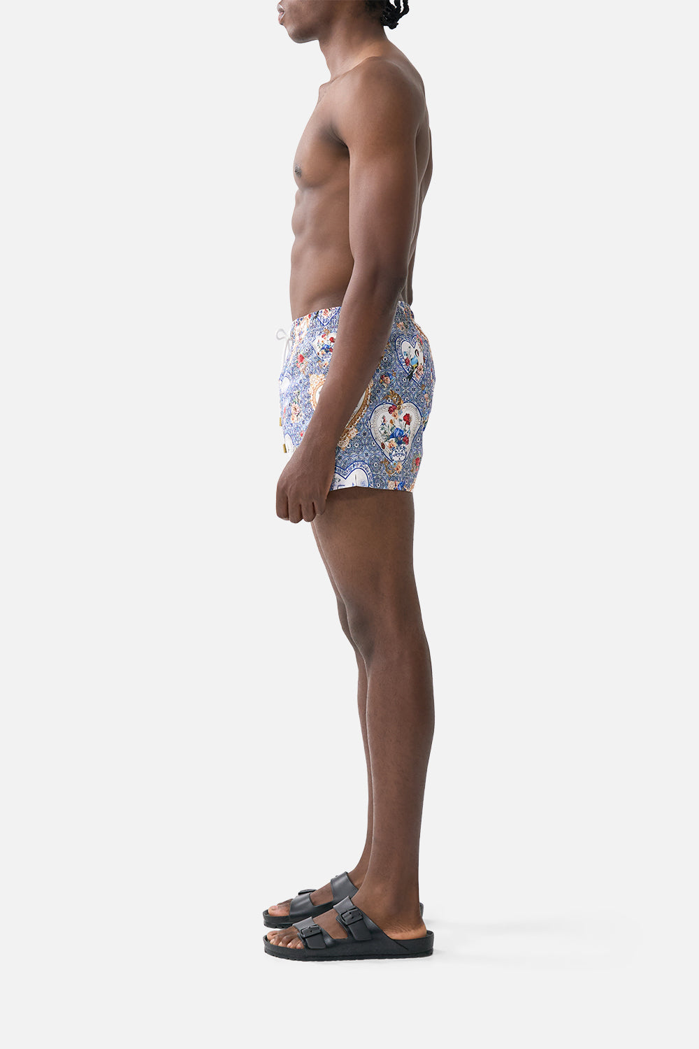 SHORT LENGTH BOARDSHORT WITH ELASTIC WAIST THE POTTERY PARLOUR