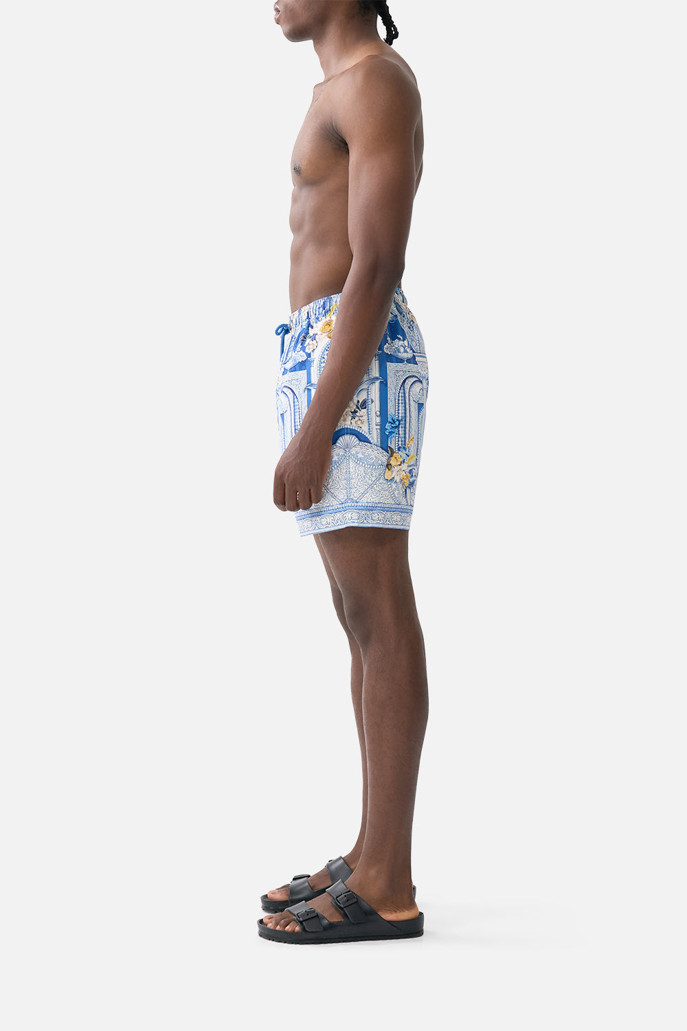 MID LENGTH BOARDSHORT WITH ELASTIC WAIST DE NADA GRANADA
