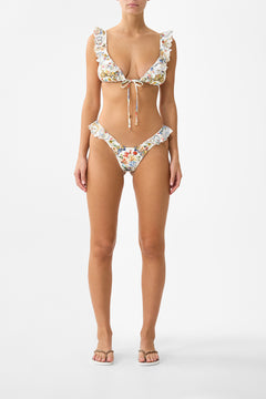 REGULAR BIKINI BOTTOM WITH FRILL SIDE THE POTTERY PARLOUR