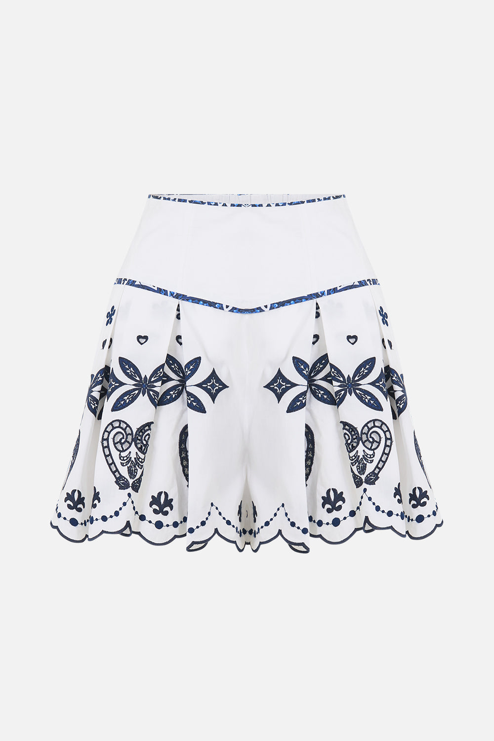 CORSET WAIST SHORT A TILED WONDERLAND