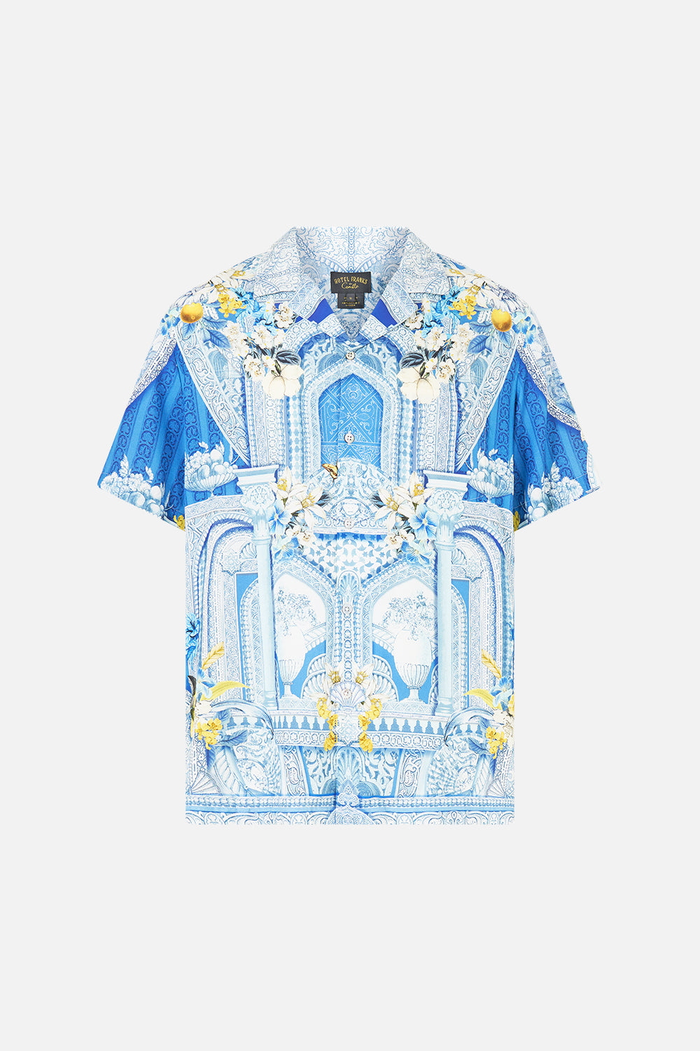 SHORT SLEEVE CAMP COLLARED SHIRT DE NADA GRANADA